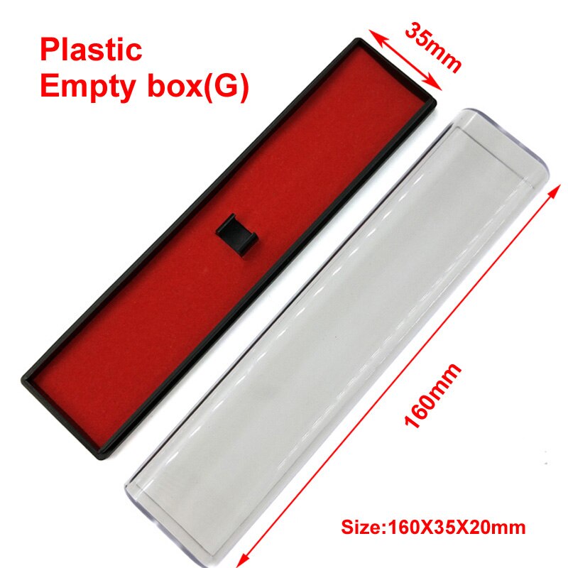 Estuche de plástico y Metal para lápices, bolsa pequeña y fina de aleación de aluminio, ideal para de niños, varios artículos de papelería, 1 unidad: G box empty