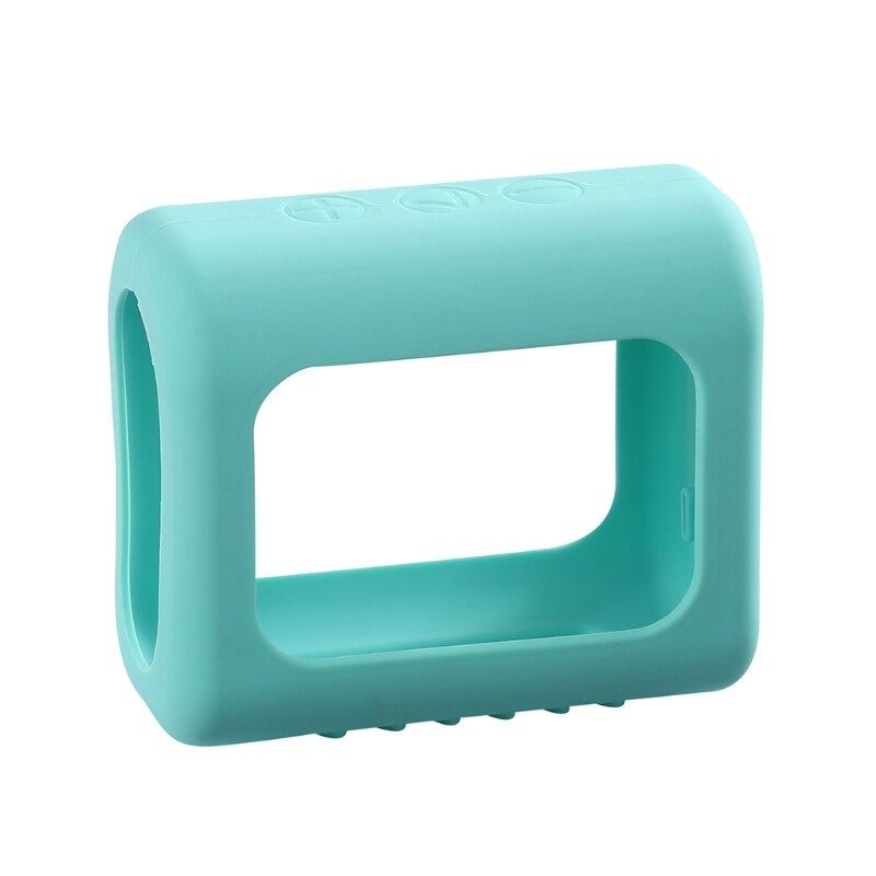 Funda de silicona a prueba de polvo para altavoz, carcasa protectora anticaída para JBL GO 3 GO3 Bluetooth, compatible con altavoz S17 21: Green