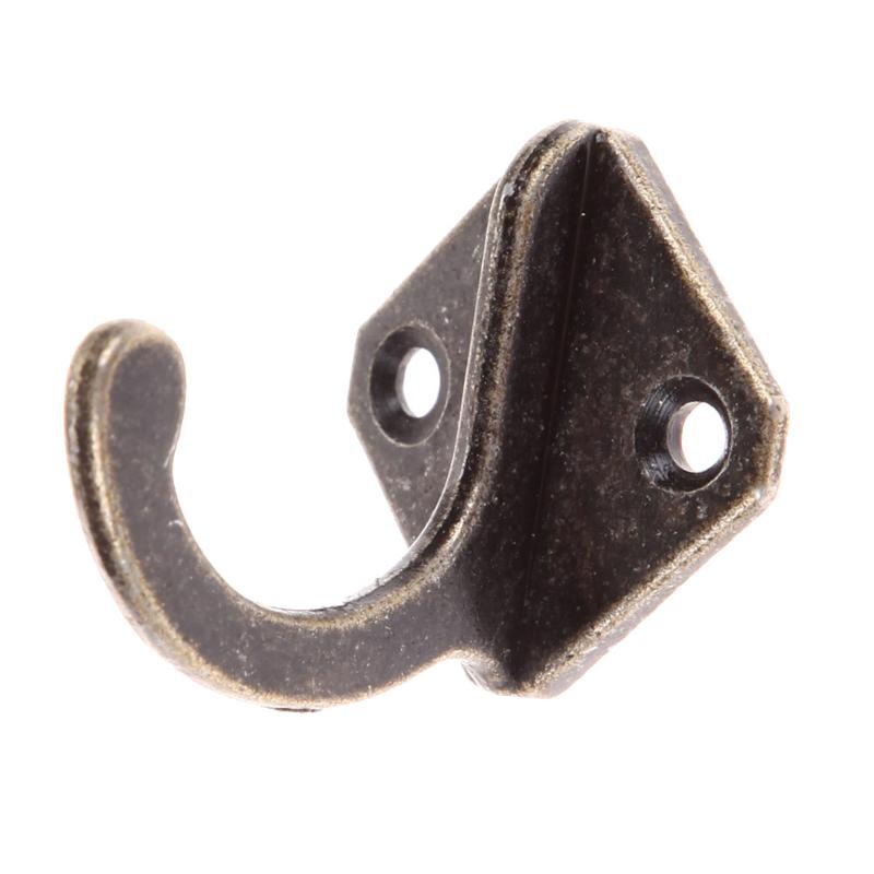 Ganchos antiguos Vintage de puerta de aleación de Zinc para ropa abrigo sombrero bolso colgador de toallas Gancho Doble Retro para pared de baño: 03