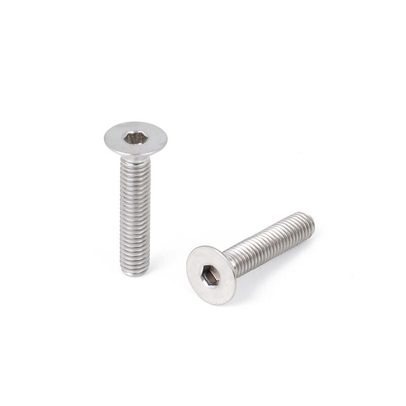 Deemount 2 pezzi M6 bulloni in titanio 30mm per cuffia per bicicletta attacco manubrio tappo superiore viti Ti MTB BMX fissaggio bici: titanio 2pezzi