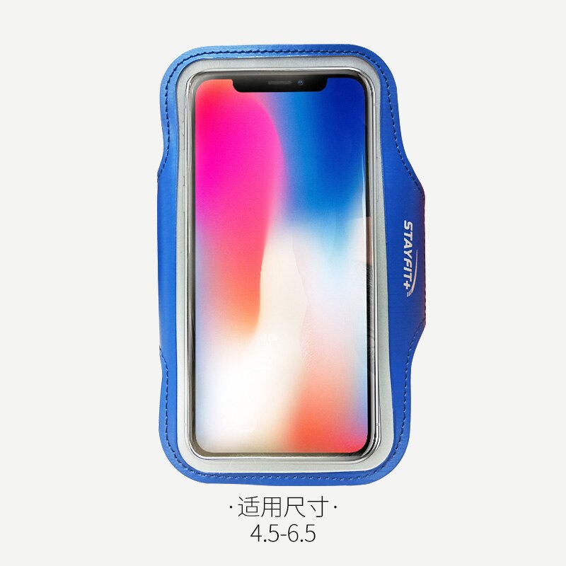 Sporttas Running Heuptas Pocket Mobiele Telefoon Houder Pouch Riem voor Fietsen Hardlopen Jogging Gym Fitness Mannen en Vrouwen: Arm bag