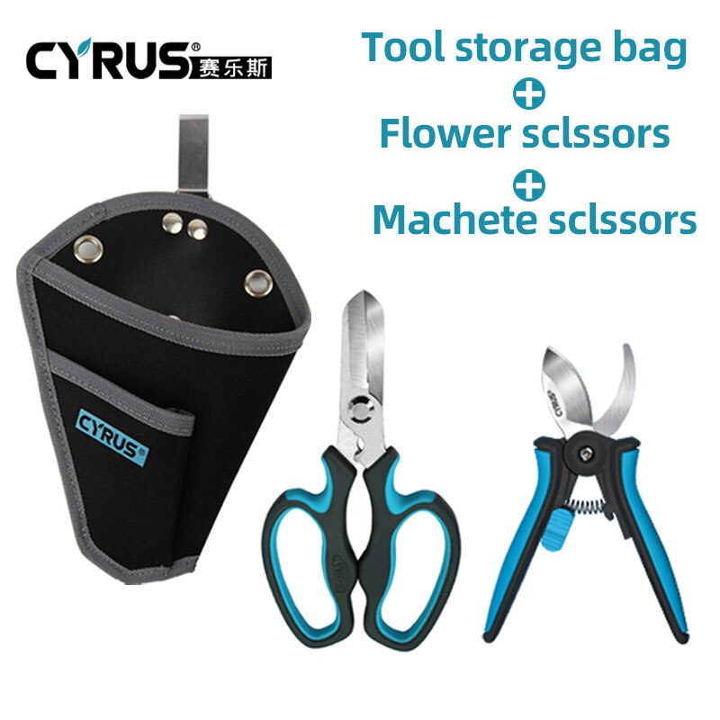 Garden Tools Scissors Cover Case Protector Garden Shears Pruner Secateurs &amp; Pruning 8" Gardening Purse: Pink