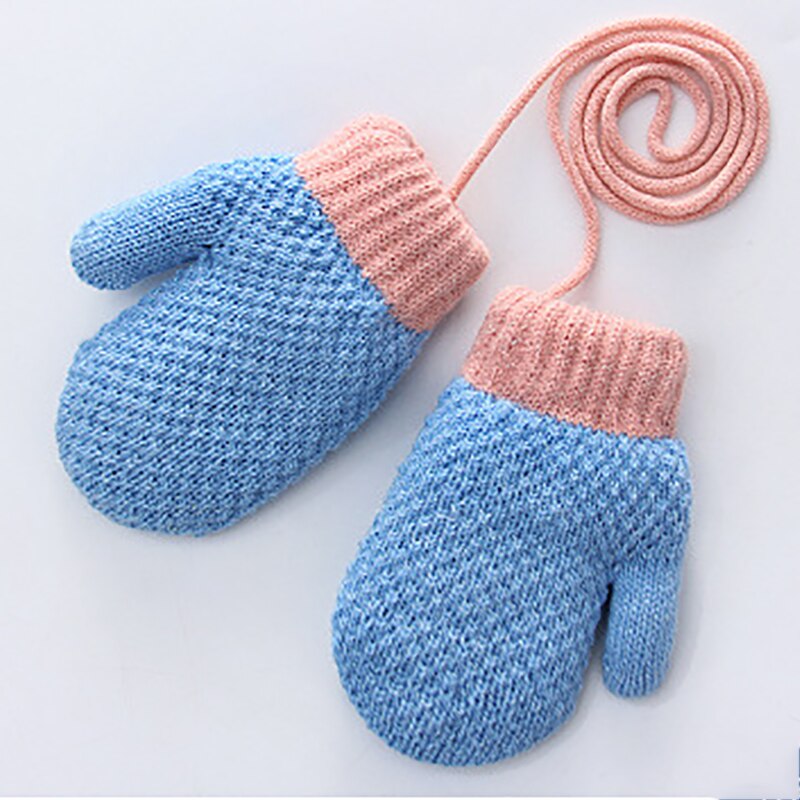 Gants d'hiver chauds pour bébés | Gants de bébé, gants d'hiver chauds pour enfants dessin animé Plus, gants épais en velours bébés filles garçons: blue