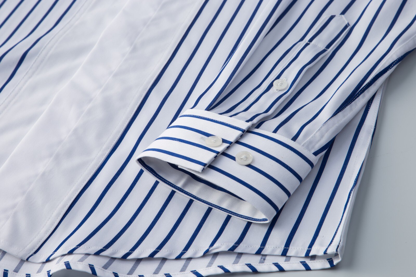 Tencel Male Shirts Luxury Stand Collar Long Sleeve Stripe Mens Dress Shirts Slim Fit Casual Man Shirts 4xl