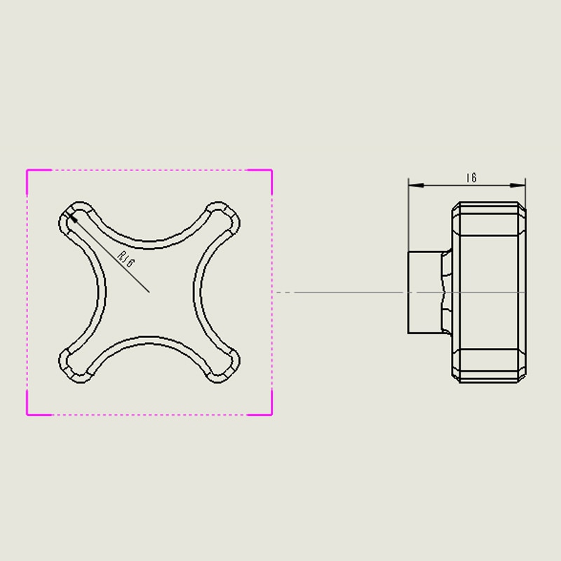 M6 Thumb Screws (Single screw for , not a set)Upgrade with protection head