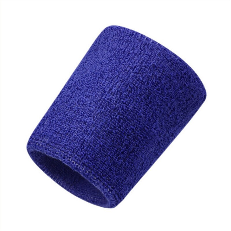 1 st svettband i handleden sportarmband för fotbollsbasket, löpning atletisk sport: Blå
