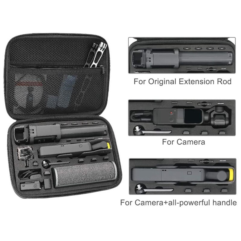 Portable Waterproof Carrying Case for DJI Osmo Pocket 2,Protective Travel Storage Bag for DJI Osmo Pocket 2 Accessories