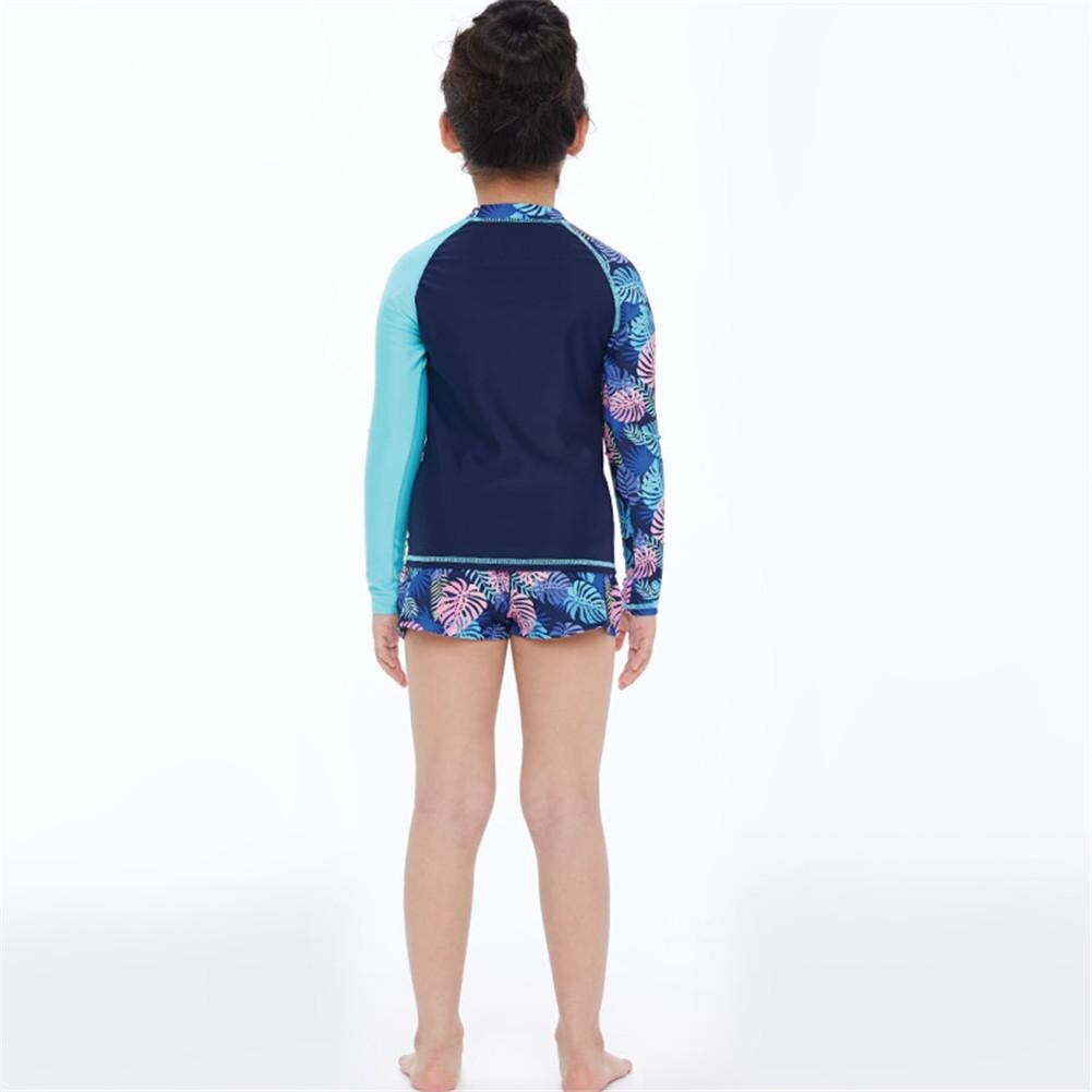 Sneldrogende Zonnebrandcrème Lange Mouw Badmode Broek Shorts Set Kids Jongens Meisjes Volwassen Vrouwen Swinming Wear Badpak