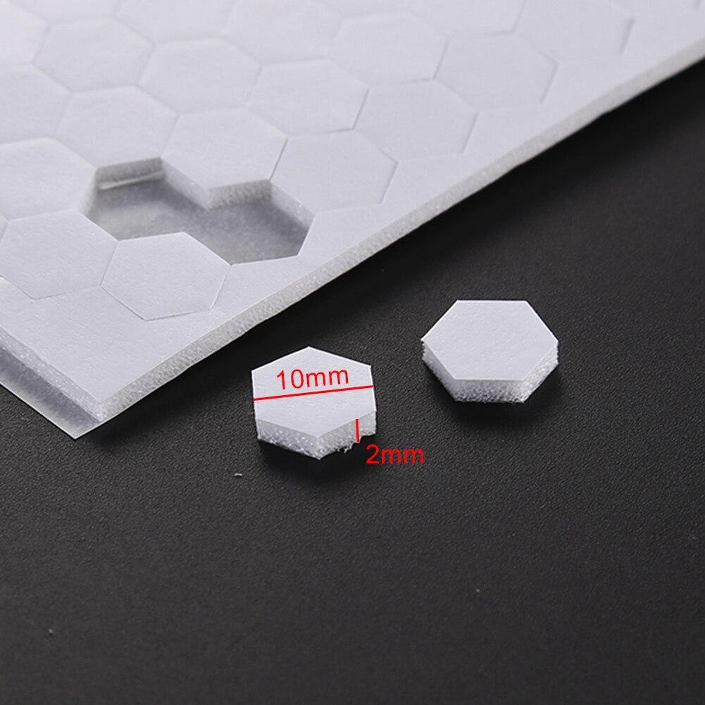 Double-Sided Adhesive Foam Dots 10mm/6.4mm Width To Craft Projects Hexagon for Diy Scrapbooking Card Making On Cardstock