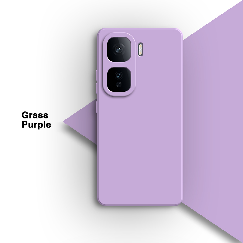 Phone Case for vivo iQOO Neo 10 Neo10 Pro 10Pro 5G Simple Soft Liquid Silicone Lens Protection Shell Back Cover Original Housing: Ivory / For iPhone 12 Pro Max