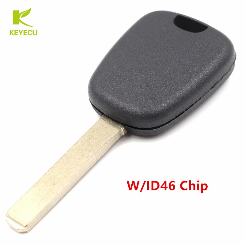 KEYECU Replacment Transponder Key With ID46 Chip for Citroen Berlingo C2 C3 C4 C6 VA2 Blade