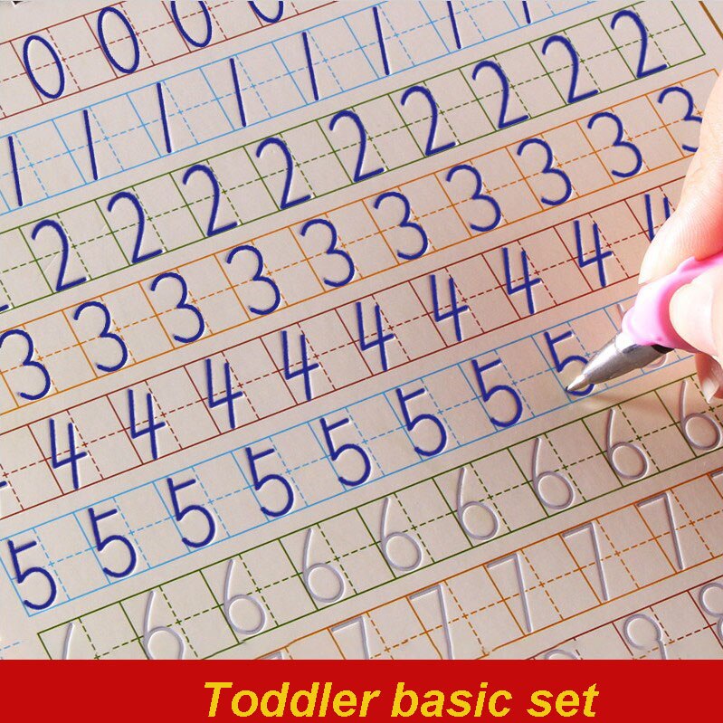 Groove writing note kindergarten learn to draw and draw children 5 years old simple strokes drawing children enlightenment