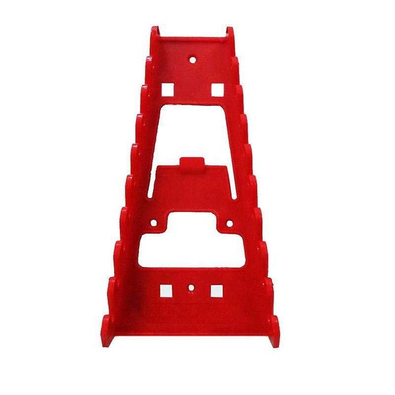 Black Wrench Holder Storage Rack Clip Car Repair Workbench Hanging Plate Accessories Wrench Holder Tools: red