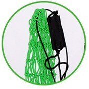 1 Pcs Handle Solo Soccer Kick Trainer with Ball Locked Net Football Ball Bungee Elastic Training Juggling Net Size: green