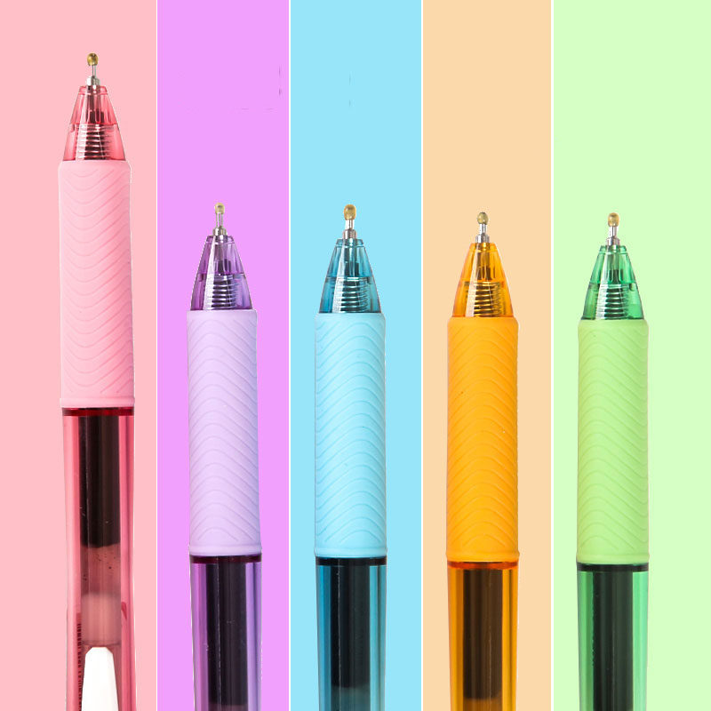 Bolígrafo de Gel líquido Pentel EnerGel BLN105, bolígrafo de secado rápido de 0,5mm, prensa Rollerball, punta de aguja de Metal, papelería escolar japonesa, 1 Uds.
