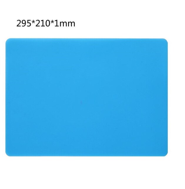 Big Silicone Placemat Silicone Sheet Pad for DIY Handmade UV Epoxy Resin Mold Casting Jewelry Making Multipurpose Table Mat: Blue 3