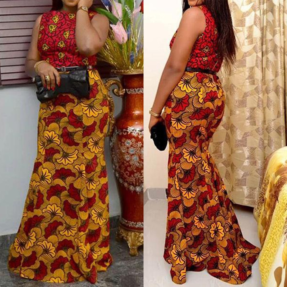 african clothes dashiki suits long dress african printing dress women bazin riche outfit vestidos autumn winter boho dress