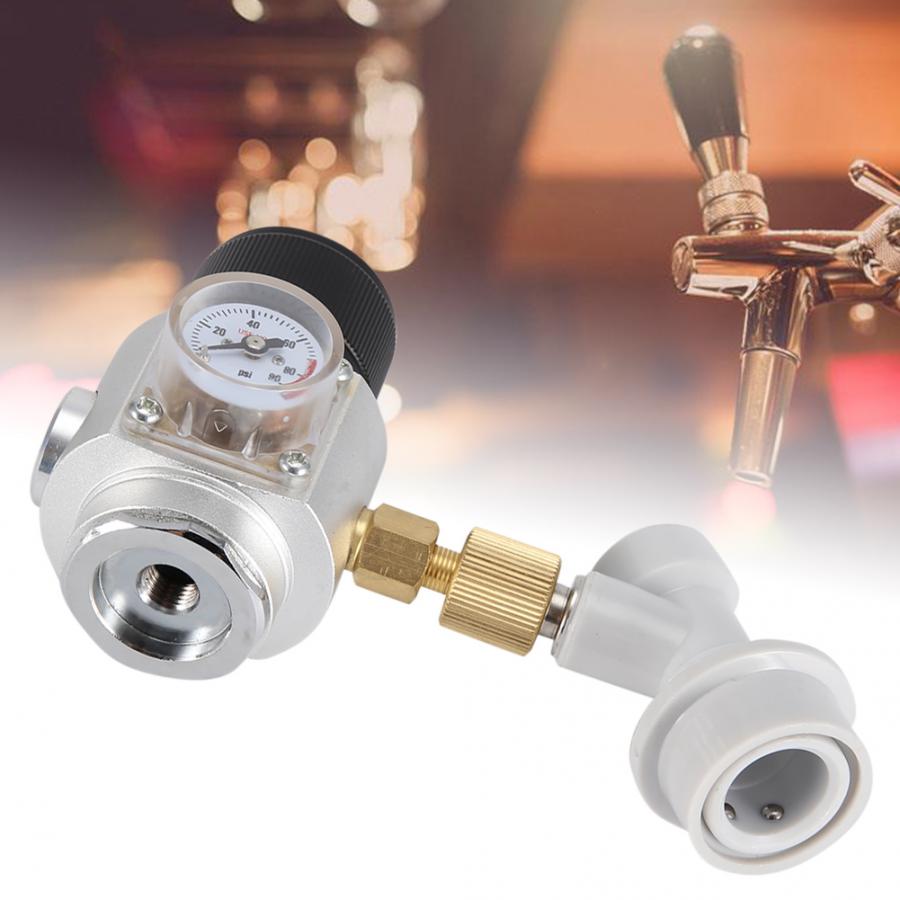 Beer Homebrew Home Brew CO2 Regulator Charger Kit Gas Disconnect Home Draft Beer Kegerator Home Brew Beer 0-90 PSI cerveja