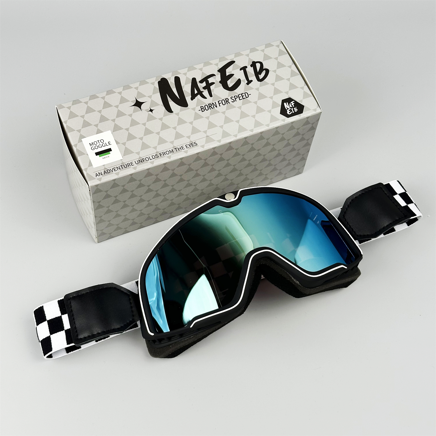 Bikers Retro Motorbril Bril Vintage Moto Klassieke Bril voor Pilot Style Steampunk ATV Bike Koperen Helm