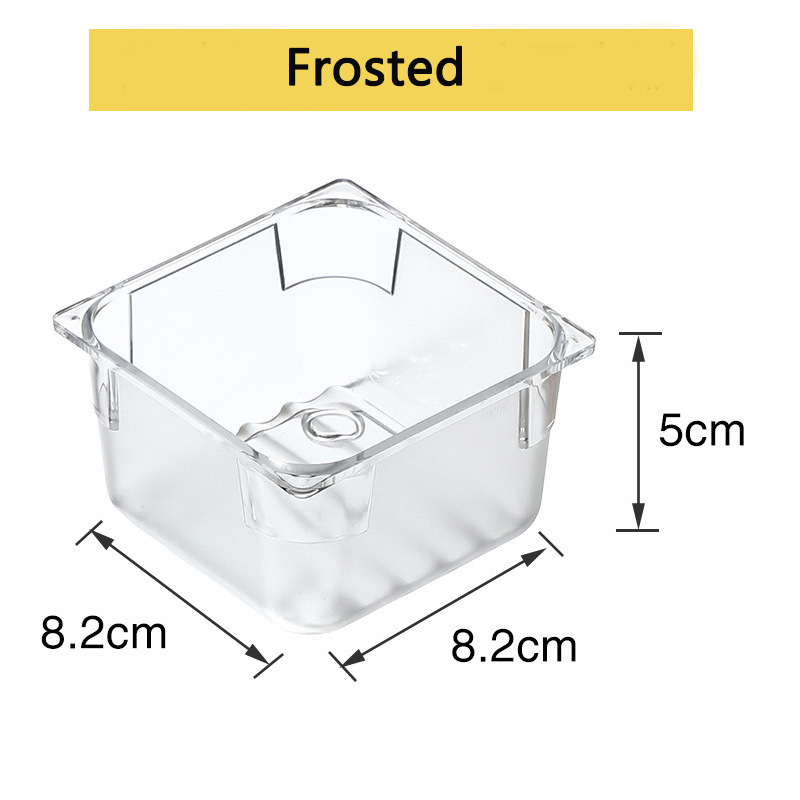 Clear Drawer Organizer Transparent Drawer Divider Storage Box Bins Case for Utensil Cosmetic Groceries Kitchen Tableware: black