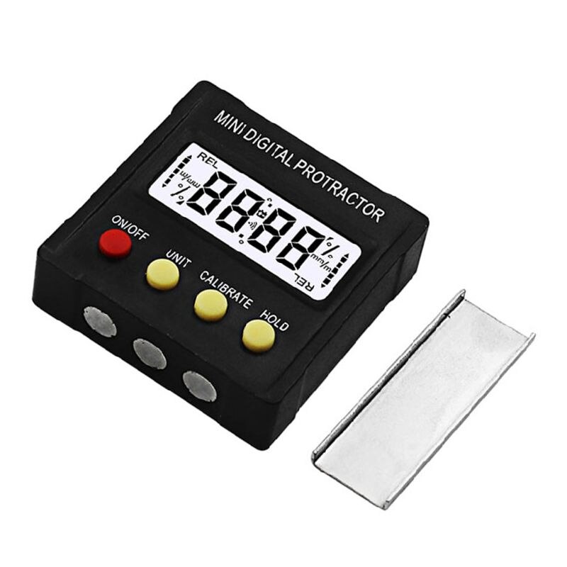 Mini Electronic Digital Display Magnetic Digital Inclinometer Protractor Slope Level Measuring Instrument