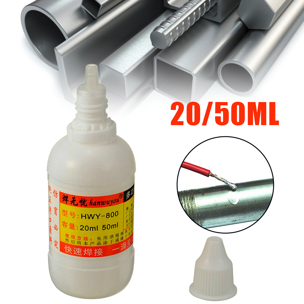 50ml Stainless Steel Copper Liquid Welding Fluxes Solder Non-toxic Copper Paste Flux Liquid Solders Paste Soldering Accessories