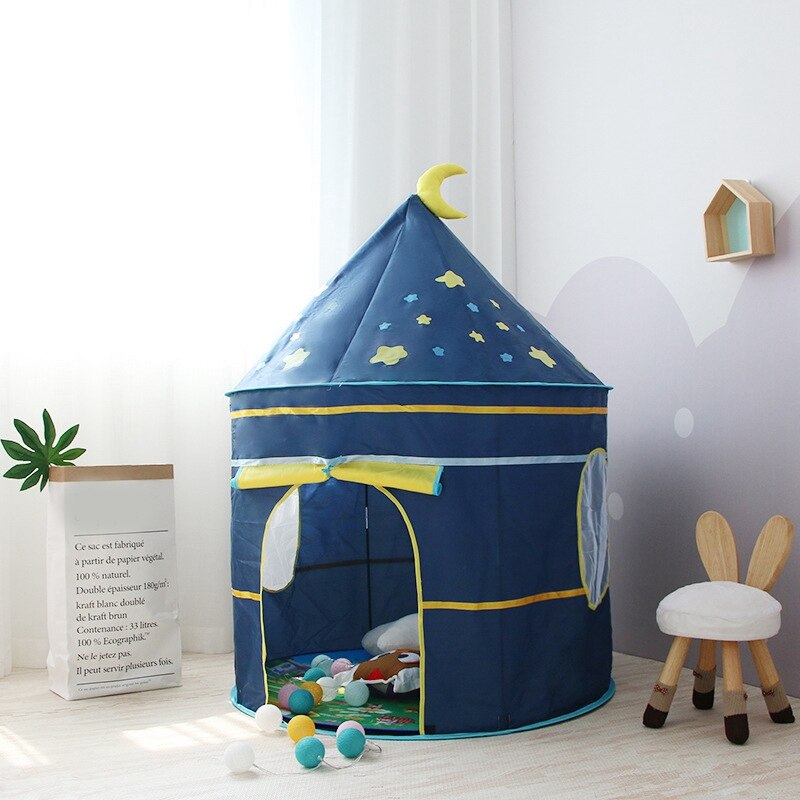 Tenda da gioco per bambini Princess Castle Playhouse con borsa per il trasporto portatile