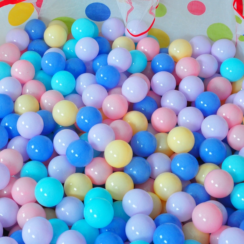 8cm Many Colors 30pcs/lot Optional Eco-Friendly Big Balls Safe Soft Ocean Ball Funny Baby Toy Kid Water Pool Ocean Ball Pits