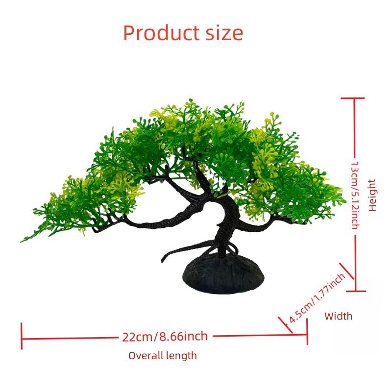 Aquarium Bonsai Boom, Plant, Aquarium Decoratie, Kunstmatige Plant, Bloem Decoratie, Beta Goudvis Decoratie, Zoetwater