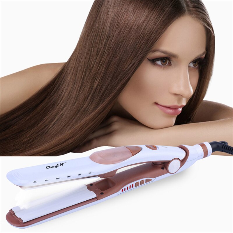 Vapor Hair Straightener Tourmaline Ceramic Steam Flat Iron Fast Heat Hair Styling Tool Steampod Hair Straightener 0