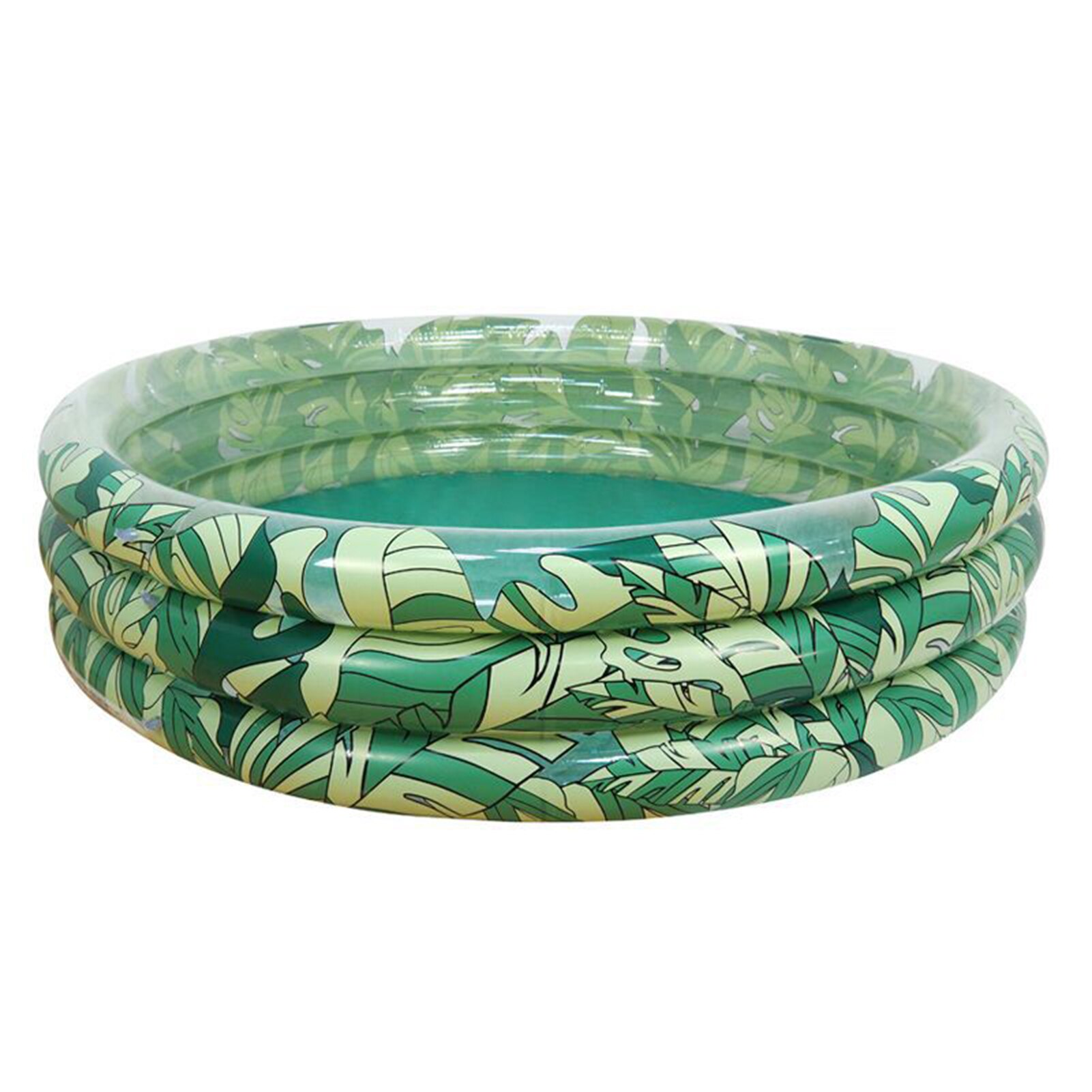 Inflatable Leaf Swimming Pool Children's Paddling Pool Ocean Ball Pool Thickened Bubble Bottom Diameter After Inflation 148cm