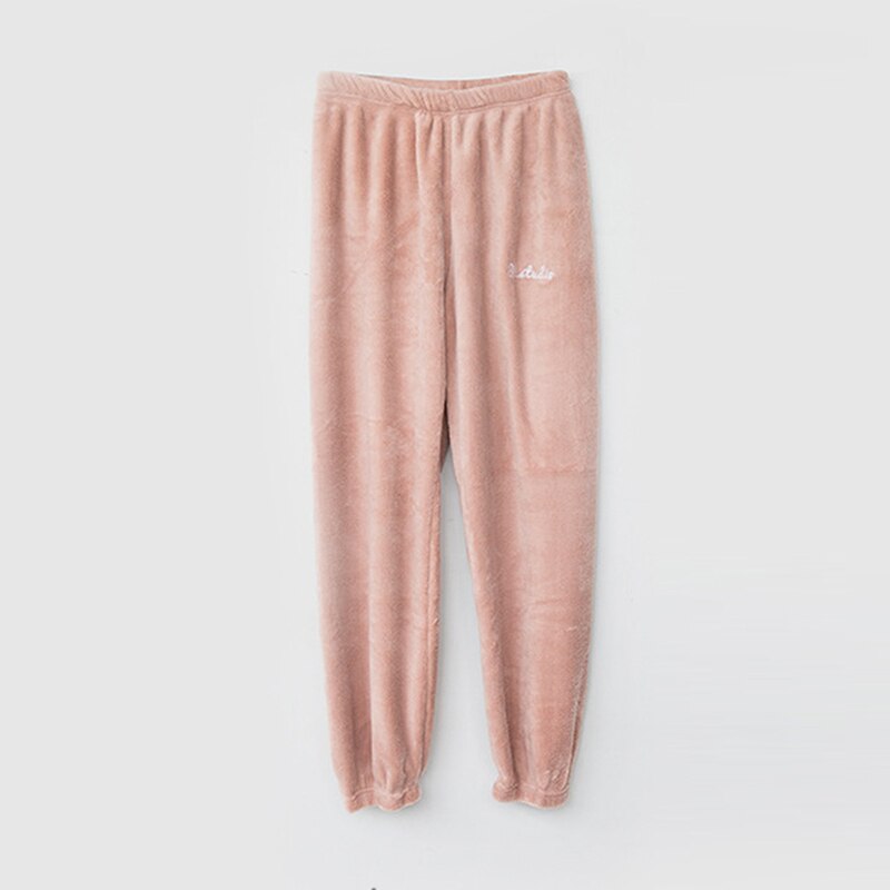 HEFLASHOR majtki domowe dla dzieci zimowe polarowe spodnie piżamy spodnie od piżamy salon nosić dzieci śpiące spodnie Homewear ciepłe spodnie