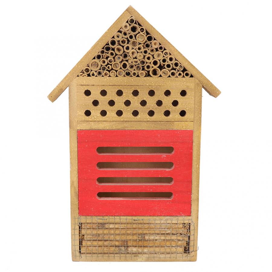 Maisonnette en bois à insectes | Chambre à insectes en bois, abri d'hôtel, décoration de jardin, coffret à abeilles en bois