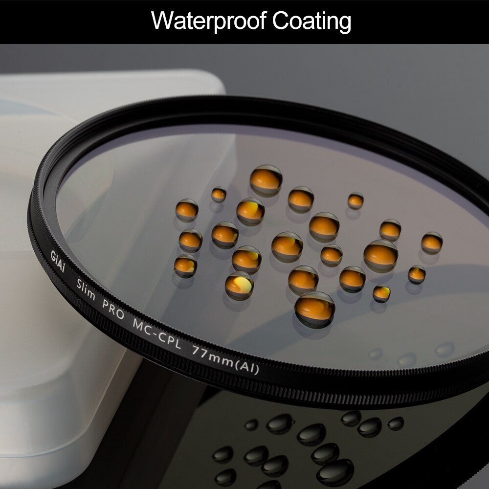 GiAi Kamera CPL Filter 18-schicht Beschichtung hoch Definition Polarisator Objektiv 82mm 77mm 72mm 67mm 58mm 55mm 52mm 49mm