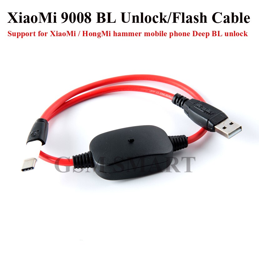 Free Adapter + Deep Flash EDL Cable Redmi phone Open port 9008 Supports all BL locks EDL cable + track NO