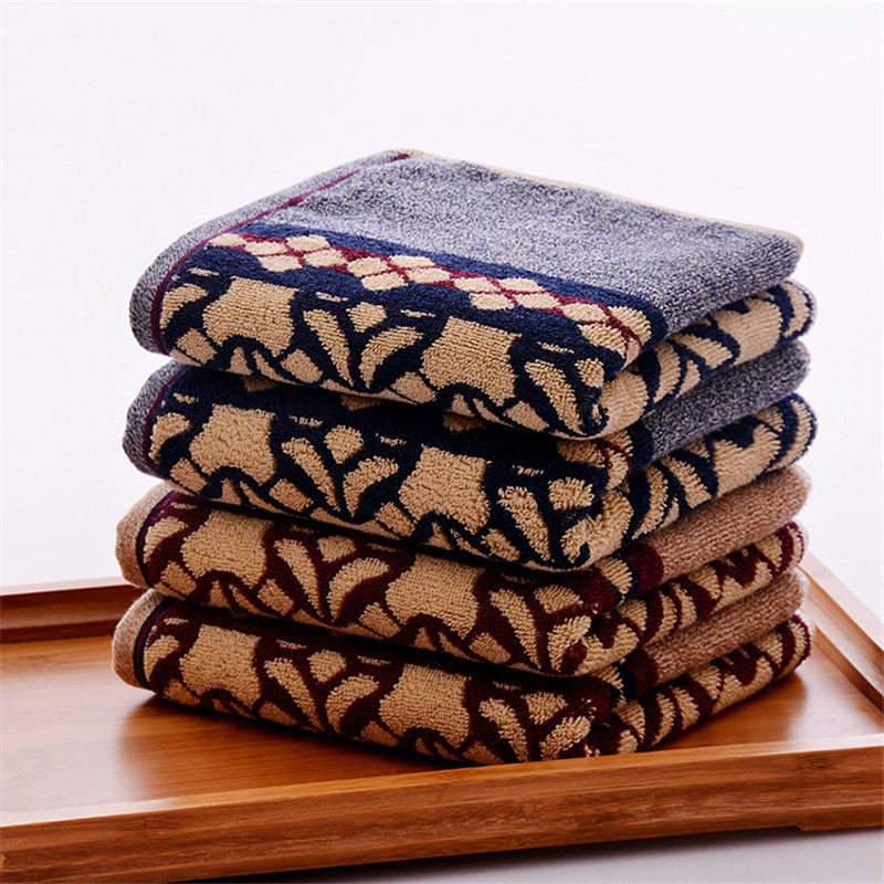 Bomuldshåndklæde 35*75cm 120g mørke tykkere håndklæde/ansigtshår håndklæder super bløde absorberende vaskeklude til voksne