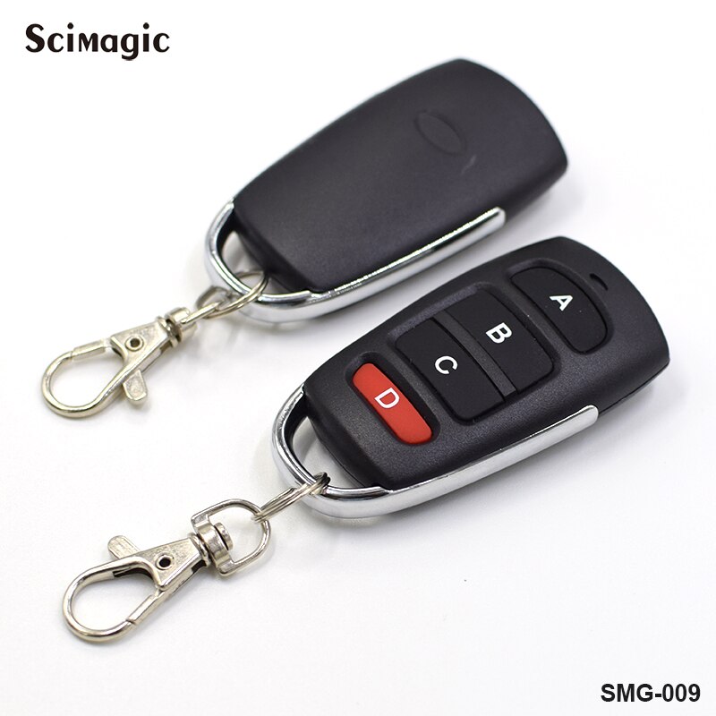 Newest 4 Key Buttons Garage Gate Door Remote Control 433MHZ Auto Pair Copy Remote Garage Door Opener Remote Control Duplicator
