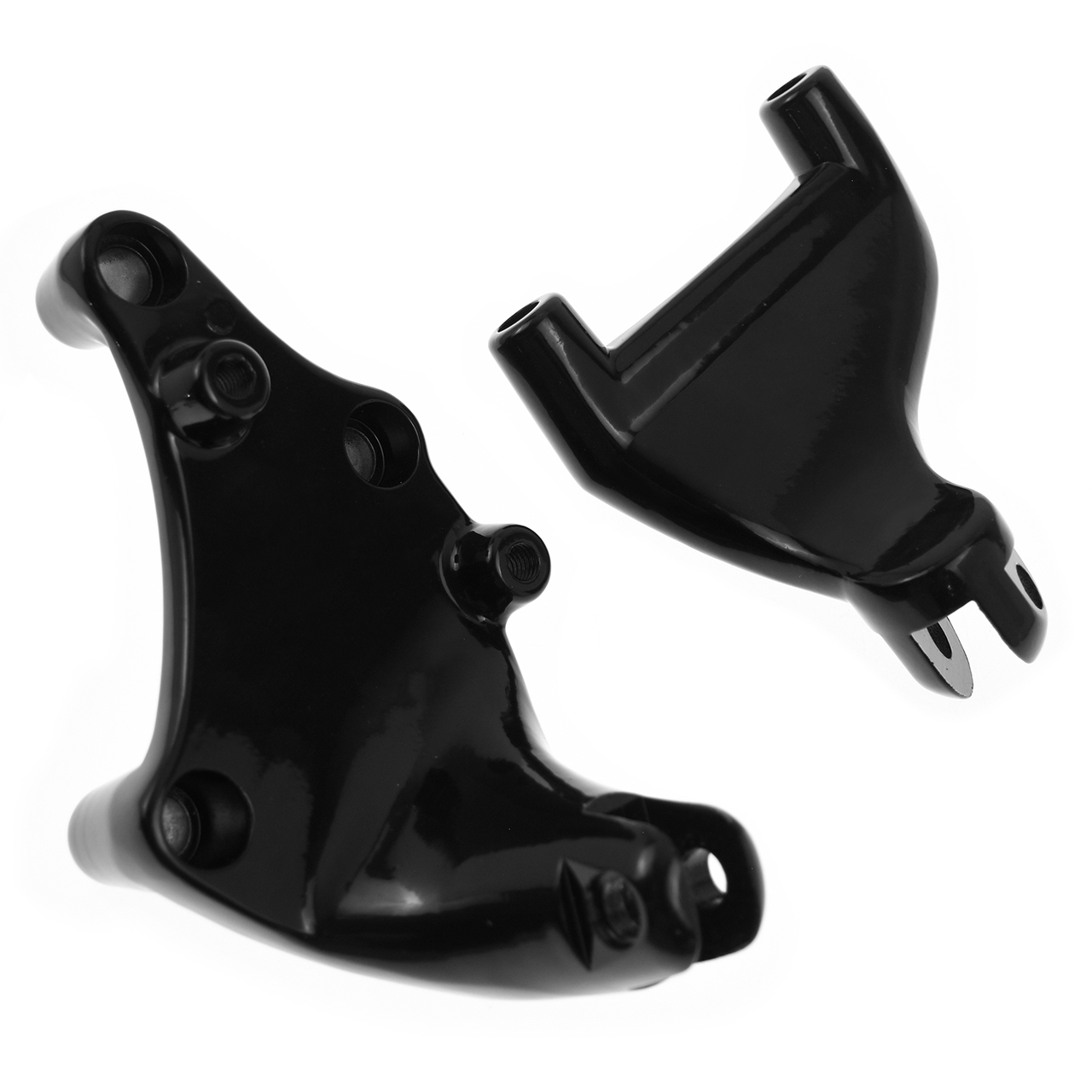 Motorcycle Passenger Rear Foot Pegs Footpegs Mount Black Footrest Pedal For Harley Sportster XL883 XL1200 48 Roadster