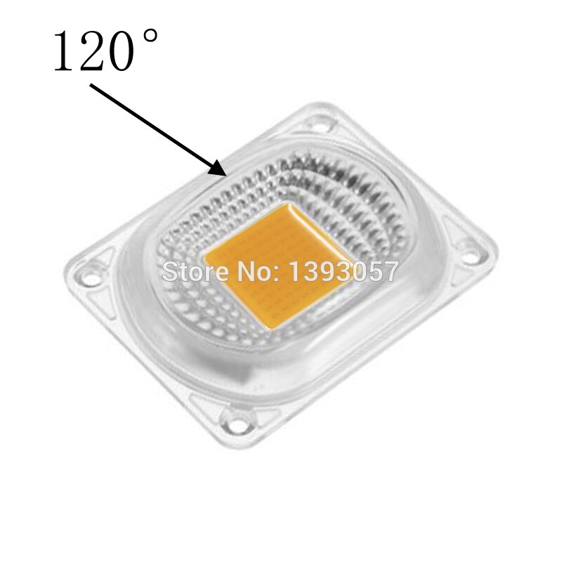 2Set 20W 30W 50W Led Cob Lens Reflector 78Mm * 60Mm Bolle Acryl Lens voor 110V 220V Spotlight Flood Light High Power Cob Chip