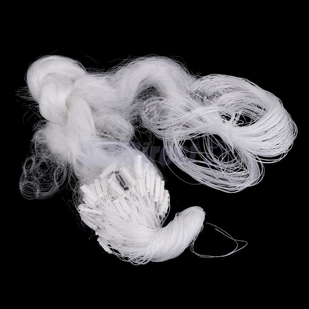 3 Layers Fishing Fish Mesh Trap Monofilament Fishing Nets Fishing Gill Net 50x2 meter/164x6.6 feet