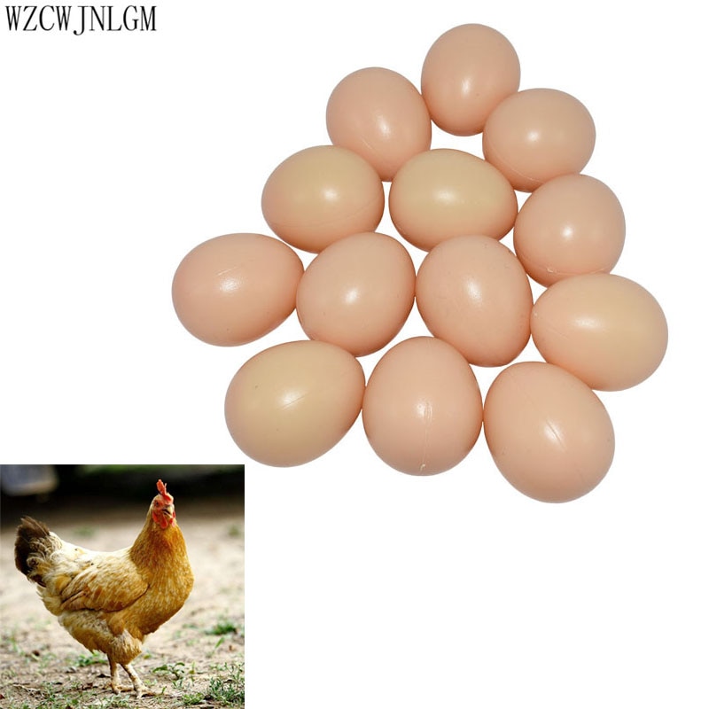 Poultry Hatching Simulation Eggs , ChickensDucks GeeseHatchingBreeding Artificial Imitation False Eggs 100pcs