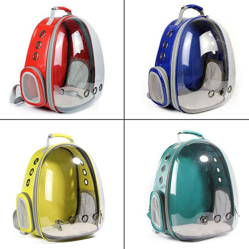 Portable Pet/Cat/Dog/Puppy Backpack Carrier Bubble, Space Capsule 360 degree Sightseeing Rabbit Rucksack Handbag Tran