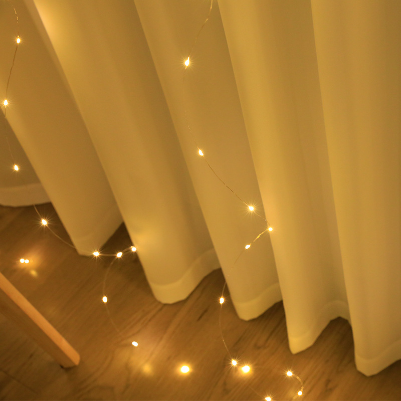 3M/6M LED decoración del banquete de boda decoración de la ventana del hogar decoración de cumpleaños guirnaldas de luces de hadas de Navidad luces de cortina USB