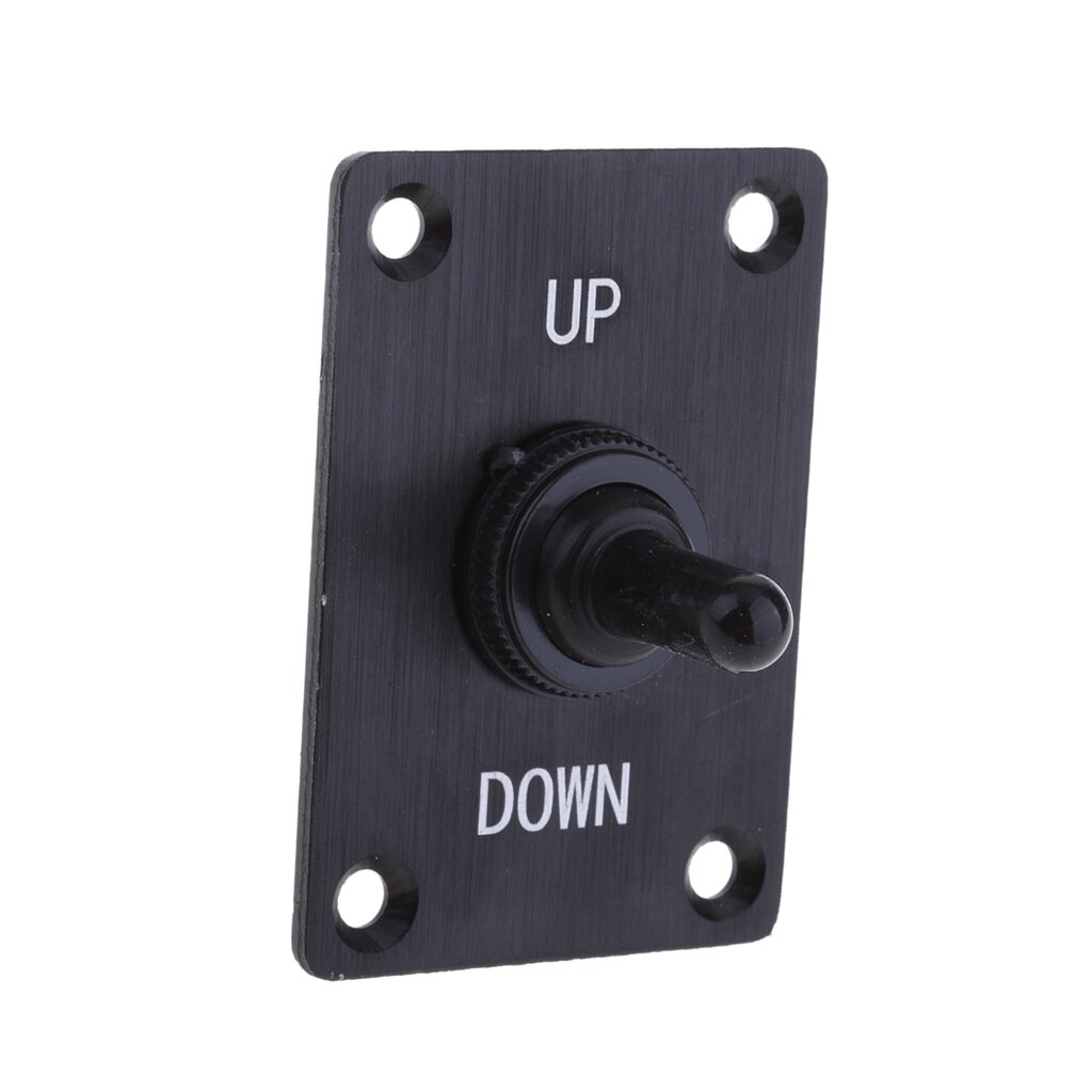 12V Boat Marine 3 Pin Up Down On/Off/On Momentary Toggle Switch Panel 15 Amp Momentary Switch