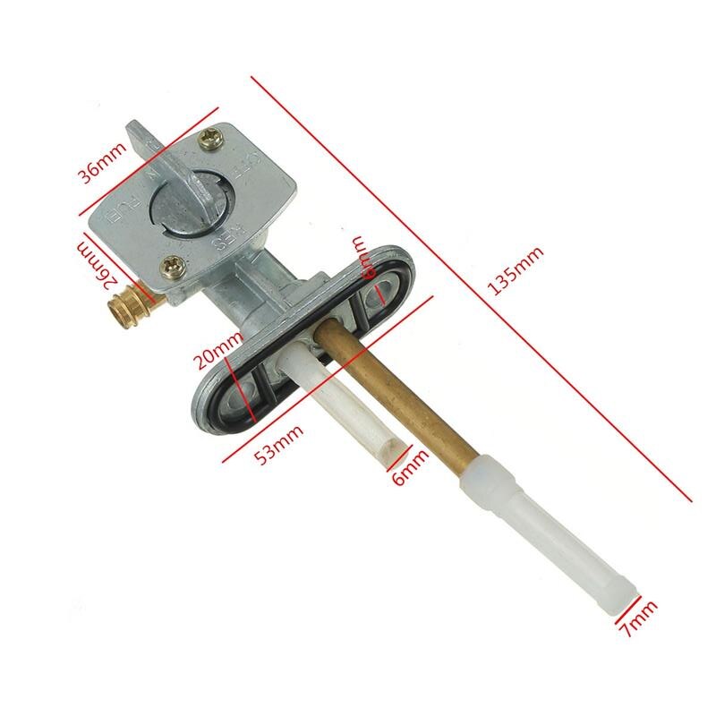 Gas Fuel Tank Petcock Valve Switch For Suzuki DR125 DR 125 ATV Quad Go Kart Pit Bike Moped Motorcycle