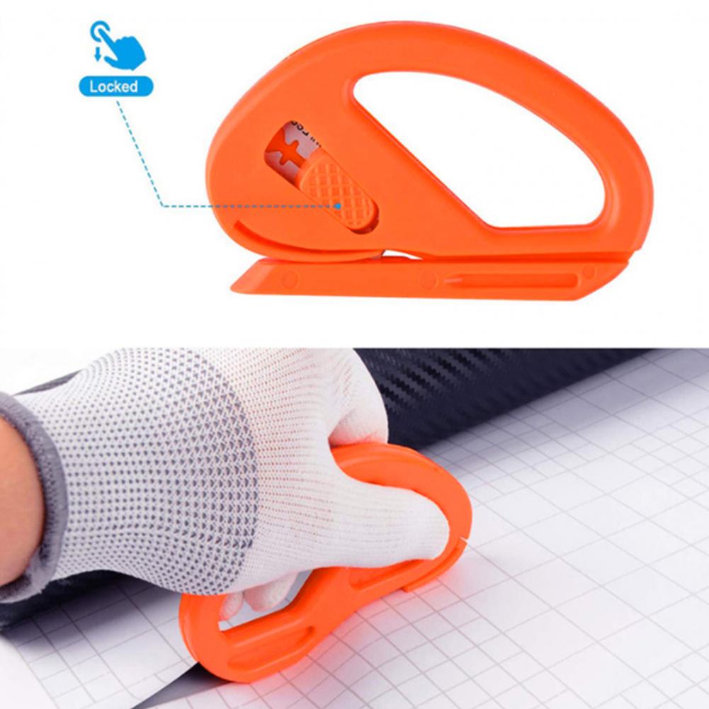 Coupe-papier d'emballage Snitty, coupe-Film vinyle de sécurité, outil de coupe en Fiber de carbone, coupe-enveloppe, outils de teinte pour fenêtre de voiture, 1/2 pièces