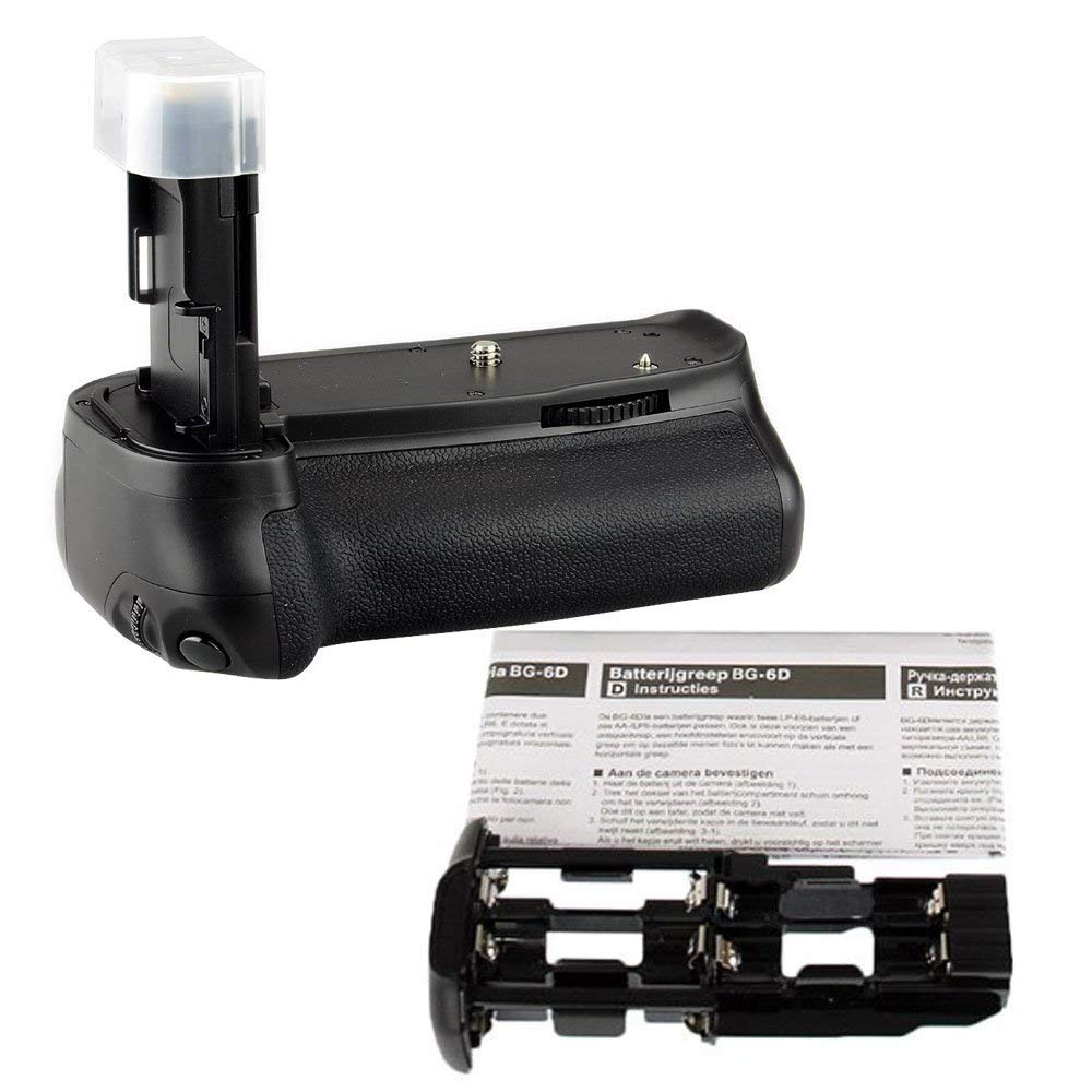 MEKE Meike MK 6D soporte de agarre de batería Vertical para Canon 6d