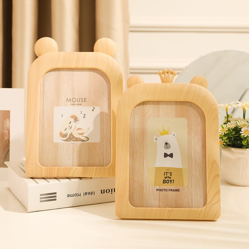 7-inch Photo Frame Children Cute Cartoon Desktop Photo Frame Baby Photo Memorial Desk Ornaments