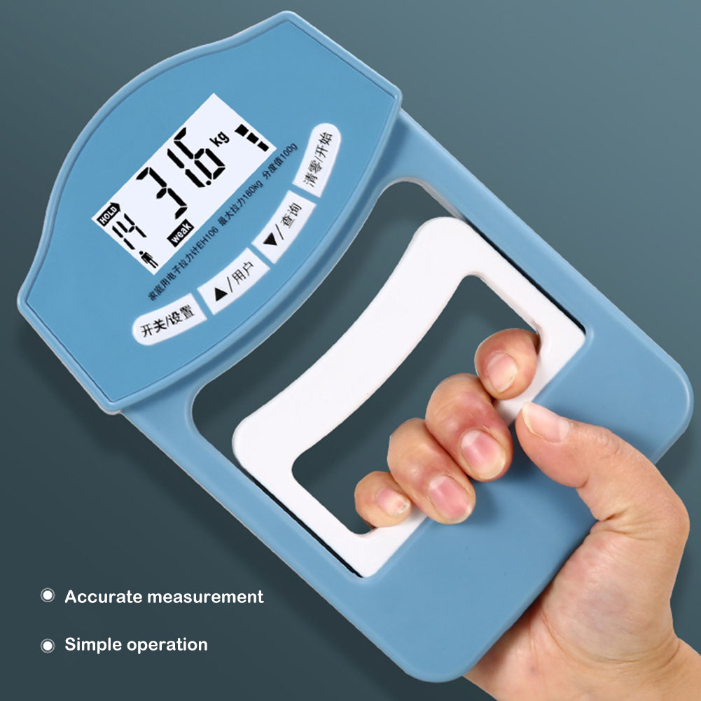 Hand Grip Strength Meter Electronic Digital LCD Hand Grip Strength Dynamometer Measuring Meter