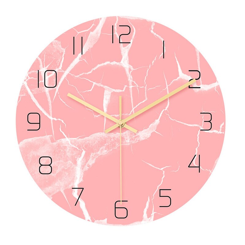 Horloge murale à 3d niveaux avec motif cheval blanc et coutures, style nordique et moderne, style phnom penh, décoration de salon: Cc015 30cm